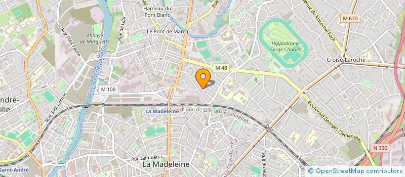 localisation de l'entreprise PAT ELEC à MARCQ-EN-BARŒUL