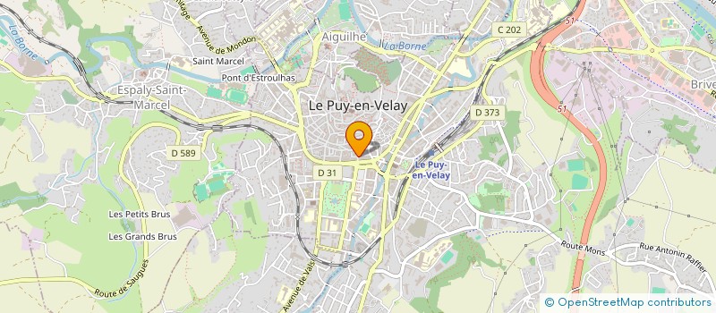 localisation de l'entreprise PAT ET ALEX COIFFURE  LE PUY-EN-VELAY