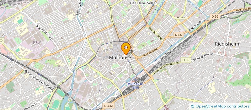 localisation de l'entreprise PAT ET MI à MULHOUSE
