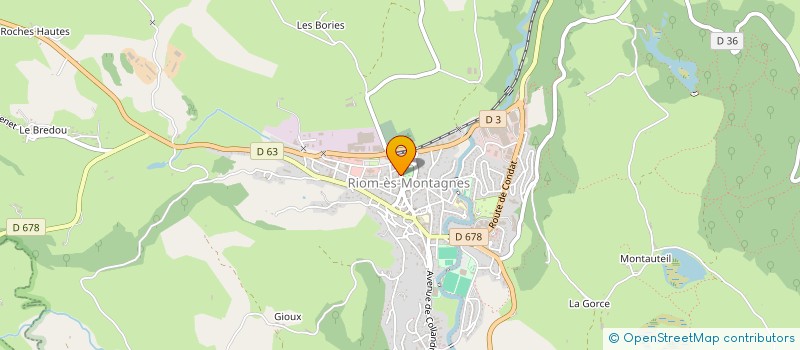 localisation de l'entreprise PAT'N SAU à RIOM-ES-MONTAGNES