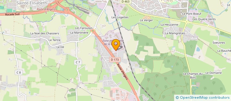 localisation de l'entreprise PAT'NET à VERN-SUR-SEICHE