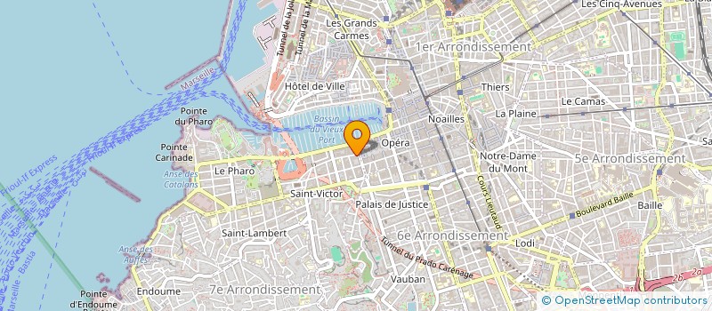 localisation de l'entreprise PAT - POUR AMENAGER TENDANCE à MARSEILLE