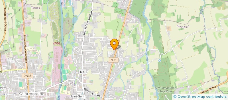 localisation de l'entreprise PAT'VADROUILLE  AUREILHAN