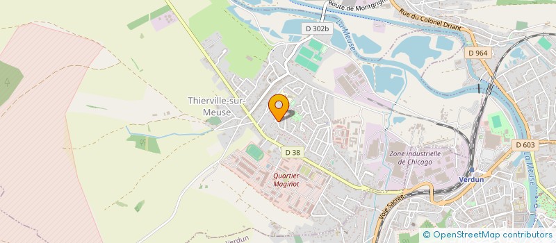 localisation de l'entreprise PAT VURDEN GROUPE à THIERVILLE SUR MEUSE
