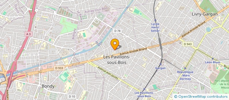 localisation de l'entreprise PAT97 à LES PAVILLONS-SOUS-BOIS