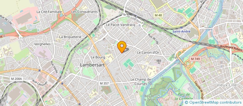 localisation de l'entreprise PATA à LAMBERSART