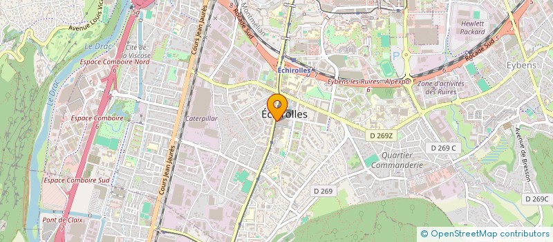 localisation de l'entreprise PATA ECHIROLLES à ECHIROLLES