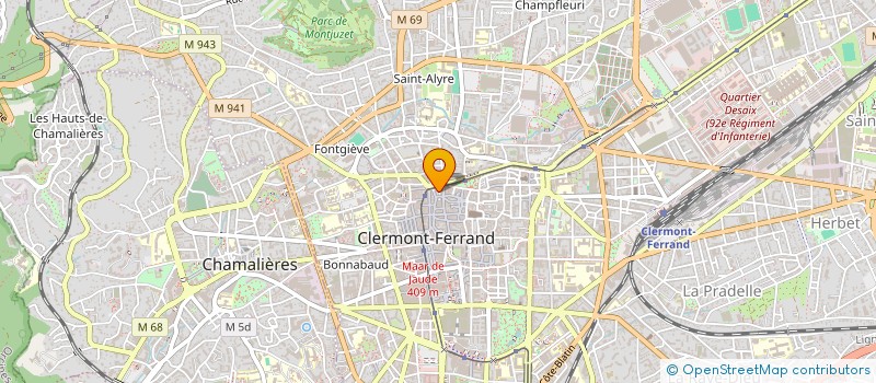 localisation de l'entreprise PATA NEGRA  CLERMONT-FERRAND