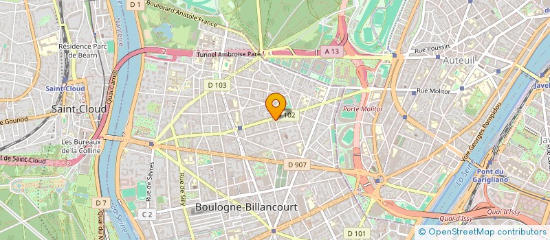 localisation de l'entreprise PATACHOU à BOULOGNE-BILLANCOURT