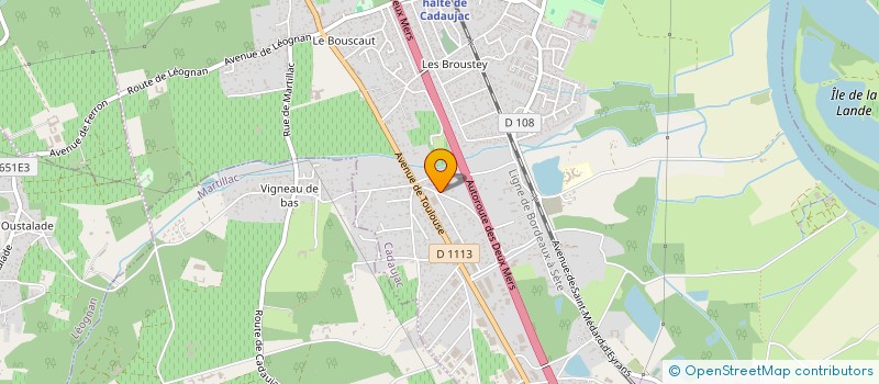 localisation de l'entreprise PATACK  CADAUJAC