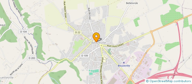 localisation de l'entreprise PATAGOGO  BEUZEVILLE