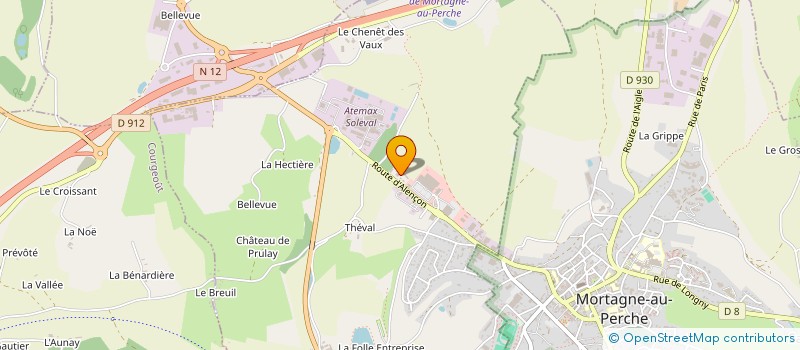 localisation de l'entreprise PATAJU à SAINT-LANGIS-LES-MORTAGNE