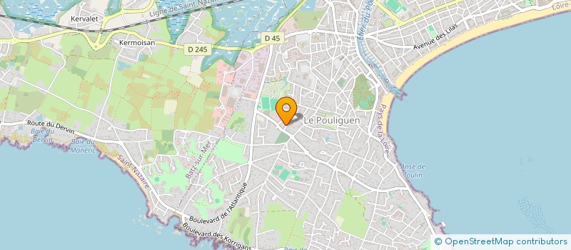 localisation de l'entreprise PATALIMAN  LE POULIGUEN