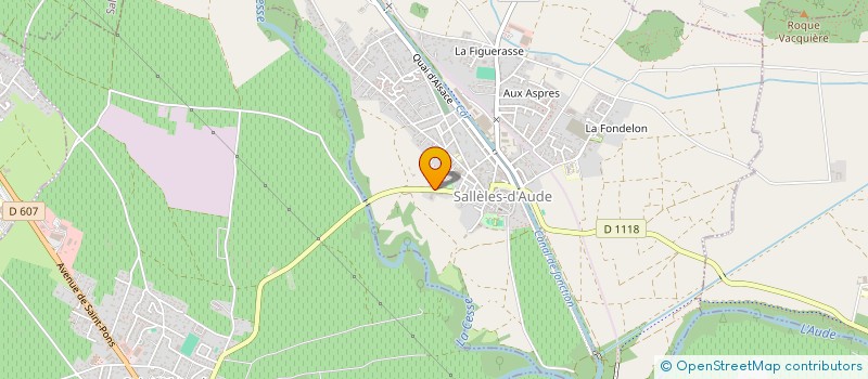 localisation de l'entreprise PATAM  SALLELES-D'AUDE