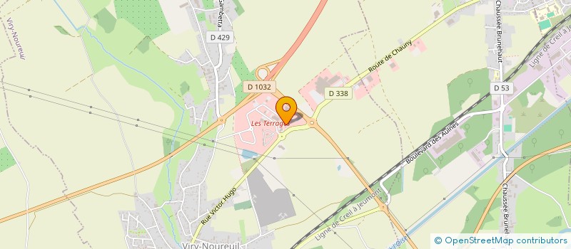 localisation de l'entreprise PATAMELIE à VIRY-NOUREUIL