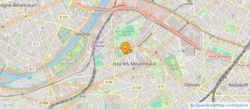 localisation de l'entreprise PATAMOU PRODUCTIONS à ISSY-LES-MOULINEAUX