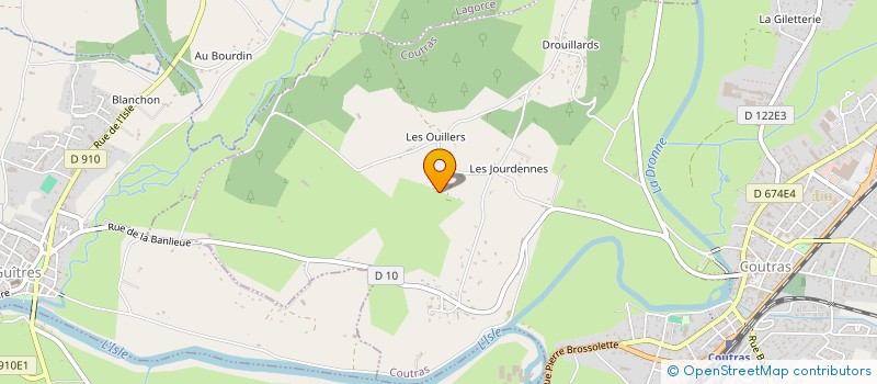 localisation de l'entreprise PATAN à COUTRAS