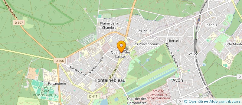 localisation de l'entreprise PATAN CAPITAL  FONTAINEBLEAU