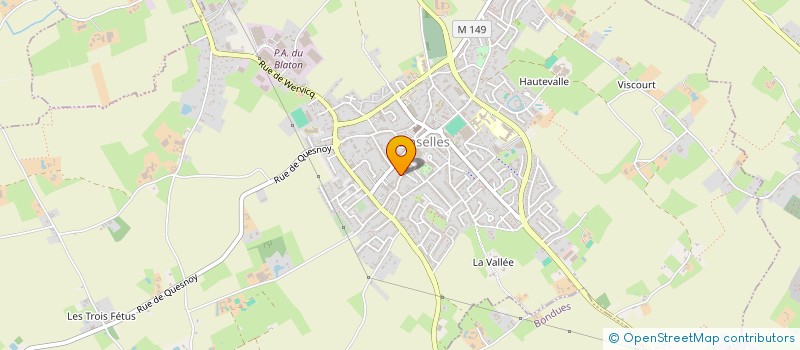 localisation de l'entreprise PATANA  LINSELLES