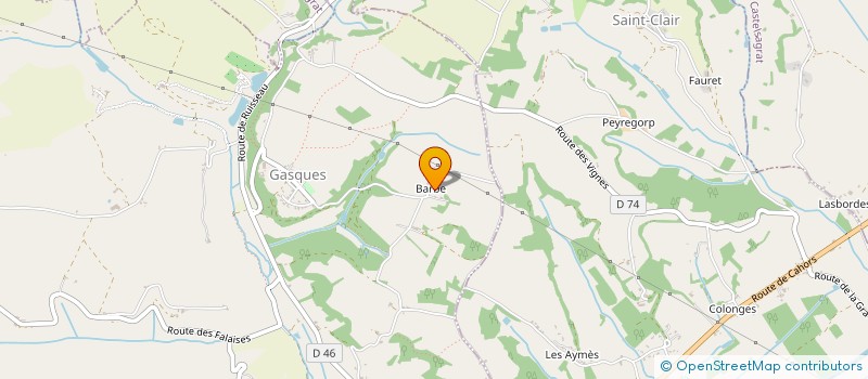 localisation de l'entreprise PATANDJOHN  GASQUES