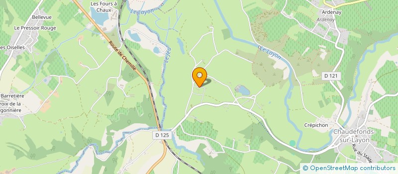 localisation de l'entreprise PATANNE  CHAUDEFONDS-SUR-LAYON