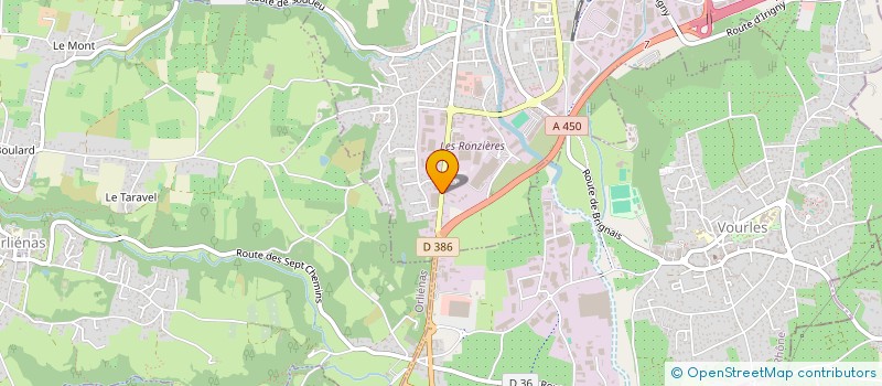 localisation de l'entreprise PATAPIZZ' à BRIGNAIS