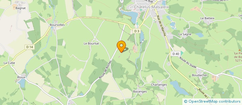 localisation de l'entreprise PATARD ENERGIE à ROCHES