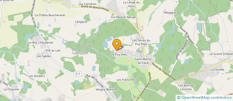 localisation de l'entreprise PATAREL à COUZEIX
