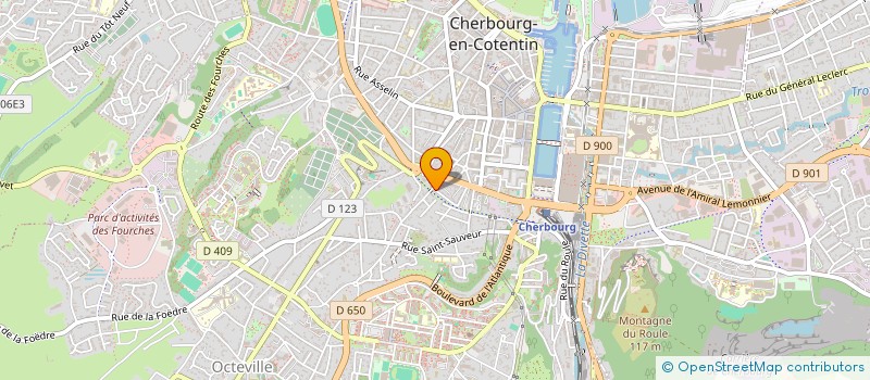 localisation de l'entreprise PATART à CHERBOURG-EN-COTENTIN