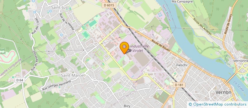 localisation de l'entreprise PATAT'EURE à SAINT-MARCEL