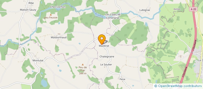 localisation de l'entreprise PATAT FRIT à SAINT-AMAND-MAGNAZEIX