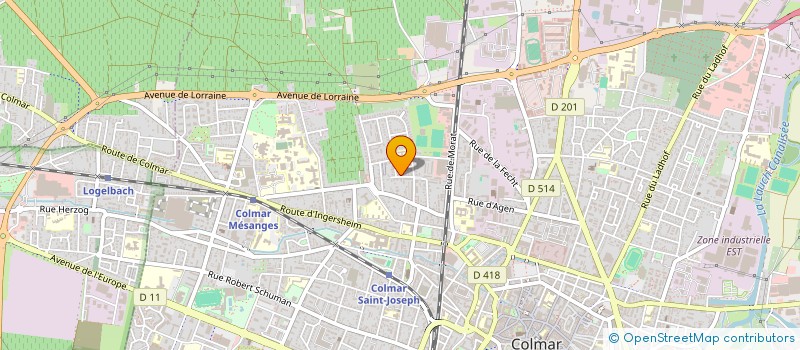 localisation de l'entreprise PATATE & RADIS  COLMAR