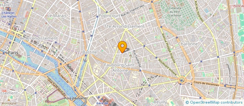 localisation de l'entreprise PATATE RECORDS PRODUCTION à PARIS
