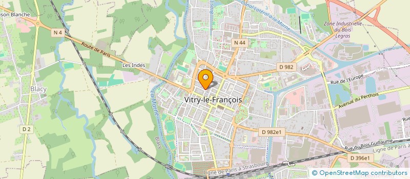 localisation de l'entreprise PATATES ET CIE  VITRY-LE-FRANCOIS