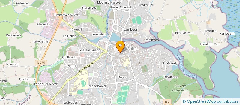 localisation de l'entreprise PATATI à PONT-L'ABBE