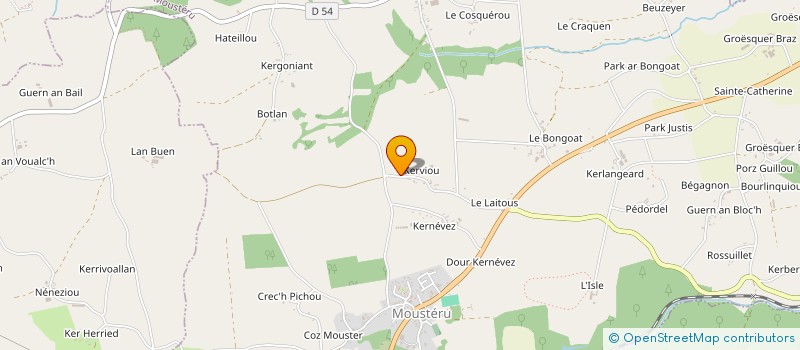 localisation de l'entreprise PATATI  MOUSTERU