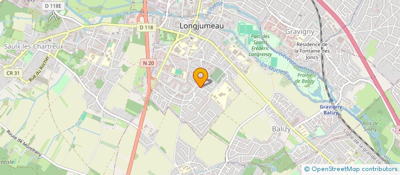 localisation de l'entreprise PATATIPATATA  LONGJUMEAU