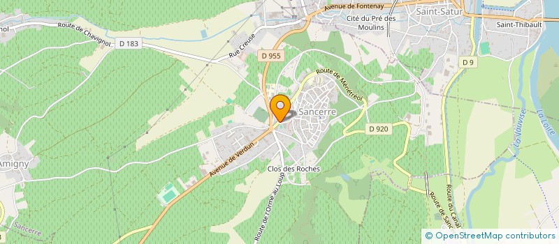 localisation de l'entreprise PATAUD  SANCERRE