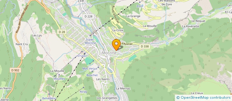 localisation de l'entreprise PATAVOZ à MORZINE