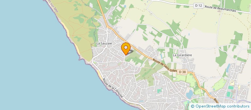 localisation de l'entreprise PATAZUL à BRETIGNOLLES-SUR-MER
