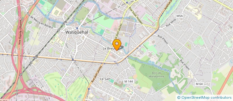 localisation de l'entreprise PATBER à VILLENEUVE D ASCQ