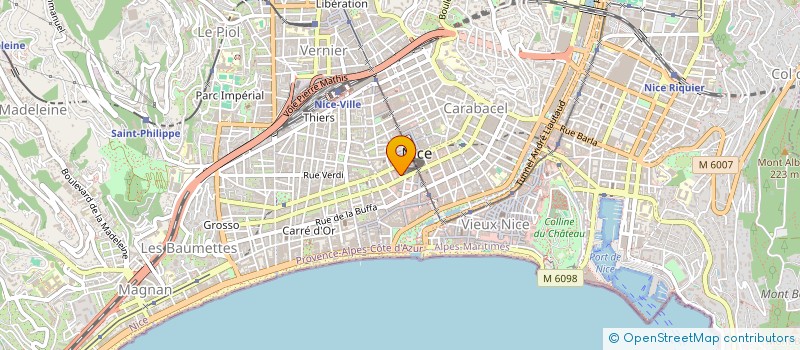 localisation de l'entreprise PATCAP à NICE