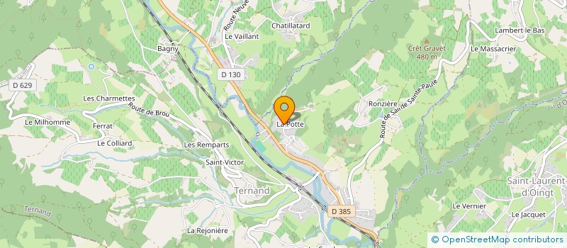 localisation de l'entreprise PATCH A TERNAND  TERNAND