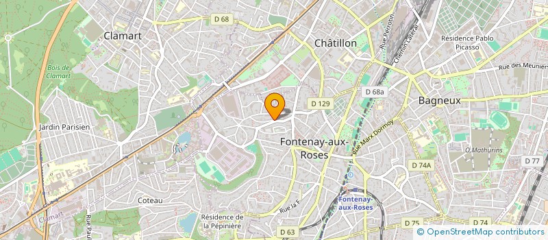 localisation de l'entreprise PATCH & SONS à FONTENAY-AUX-ROSES