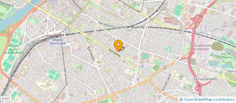 localisation de l'entreprise PATCH WORK à ANGERS