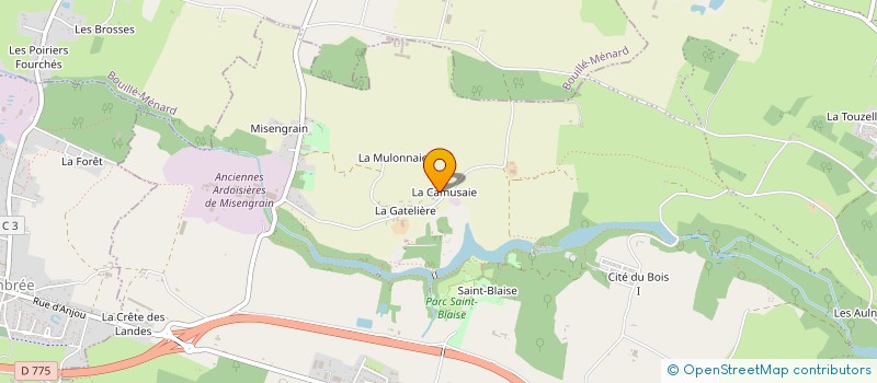 localisation de l'entreprise PATCHANANA à SEGRE-EN-ANJOU BLEU