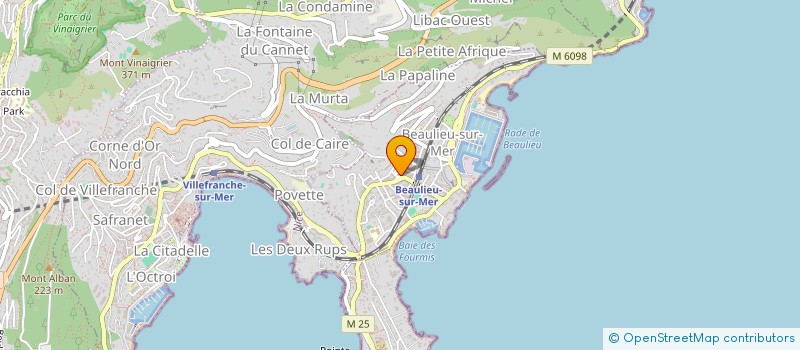 localisation de l'entreprise PATCHOULI  BEAULIEU-SUR-MER