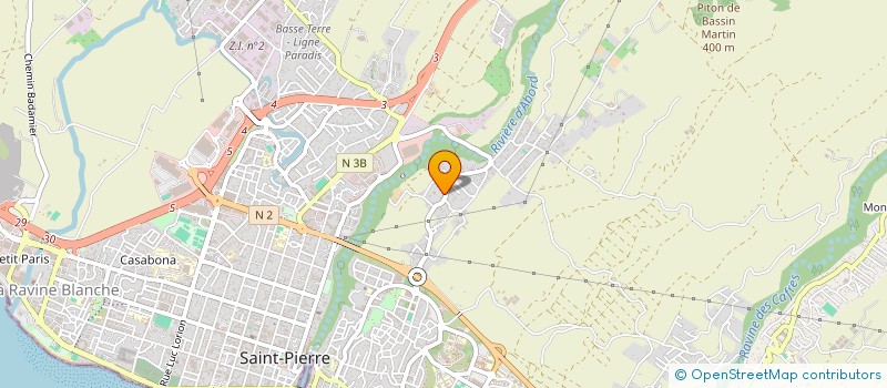 localisation de l'entreprise PATCHOULI LODGES  SAINT-PIERRE