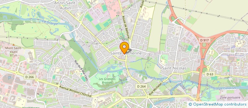 localisation de l'entreprise PATCHWORK EN ARTOIS  SAINTE-CATHERINE