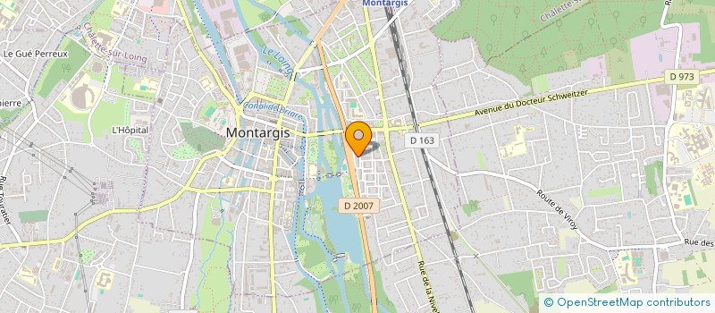 localisation de l'entreprise PATCHWORK KITS & CO à MONTARGIS